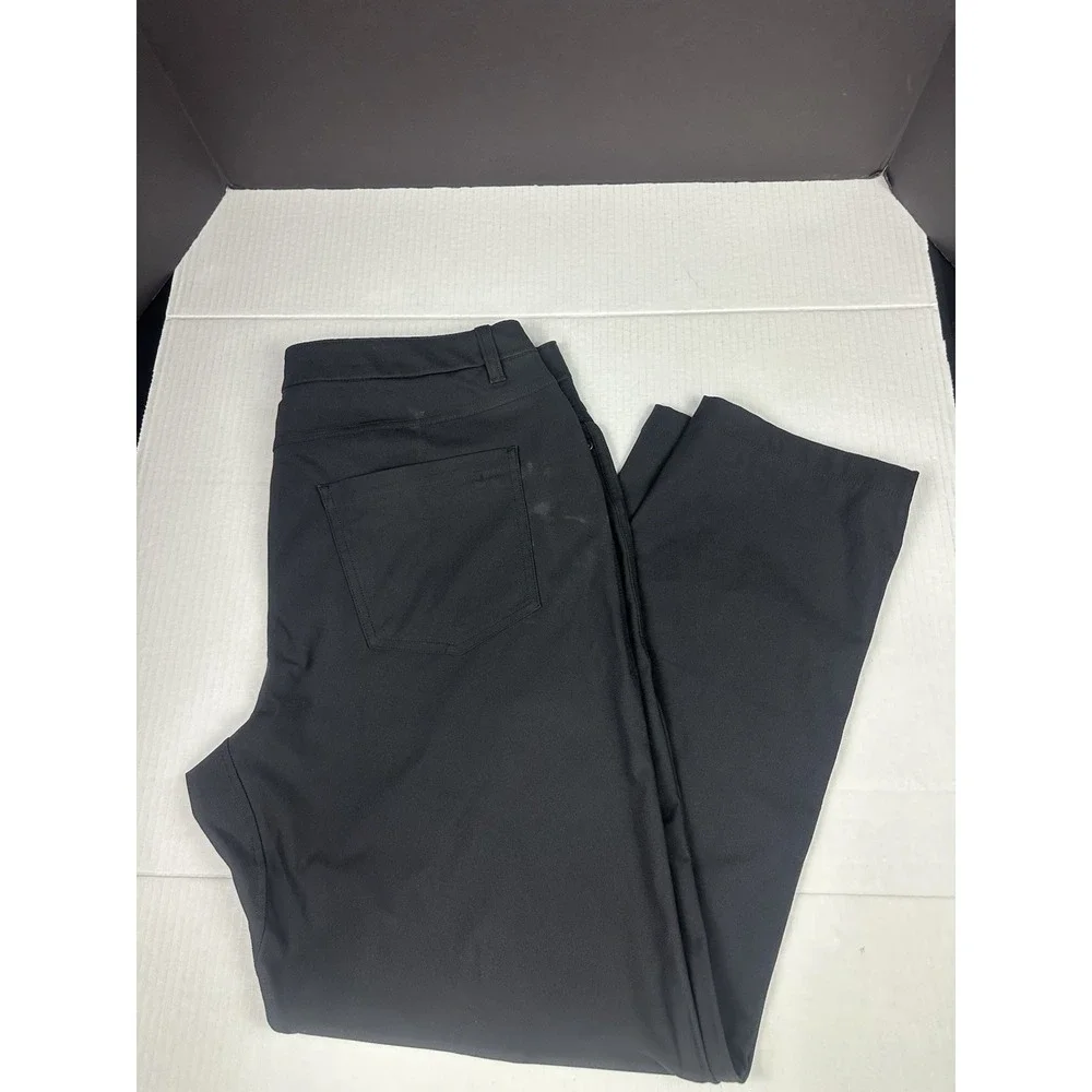 Lululemon Pants Mens 36 Black ABC 5 Pocket Commuter Warpstreme Stretch 36x30